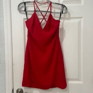 Red dress